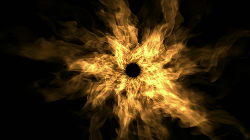 fire nimbus,tunnel hole in space,swirl flame halo,terror hell gates.