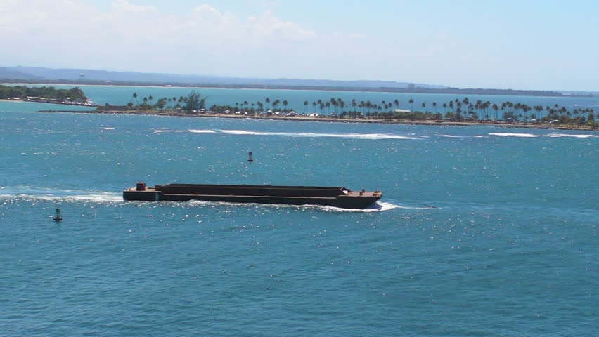 rubbish garbage barge