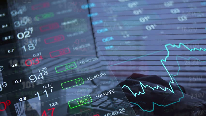 Stock Market Ticker Stock Footage Video 