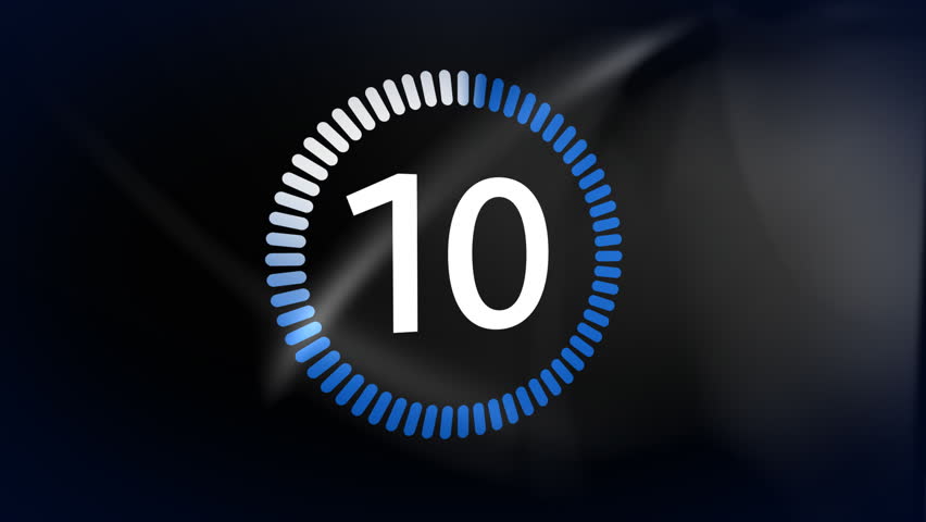 Countdown Clock 02, HD 30fps