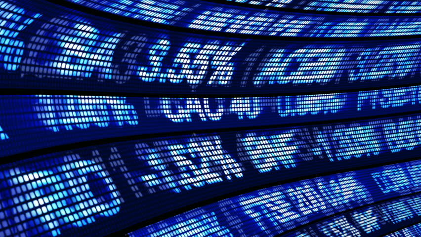 Stock Exchange Seamless 3d Animation