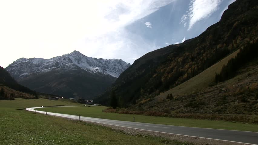 landscape in austria, alps