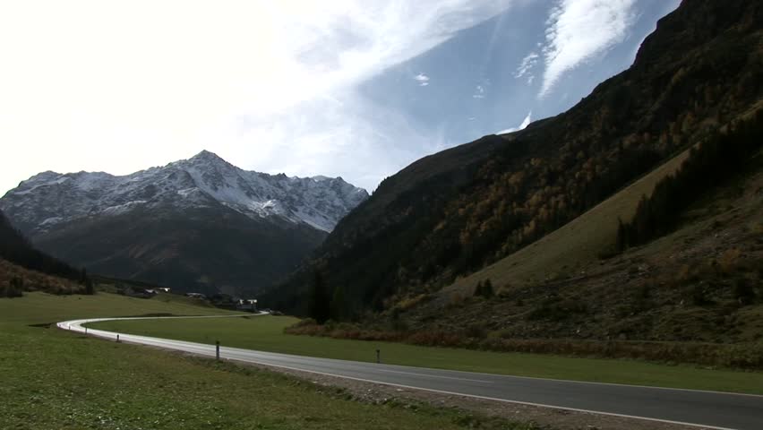 landscape in austria, alps