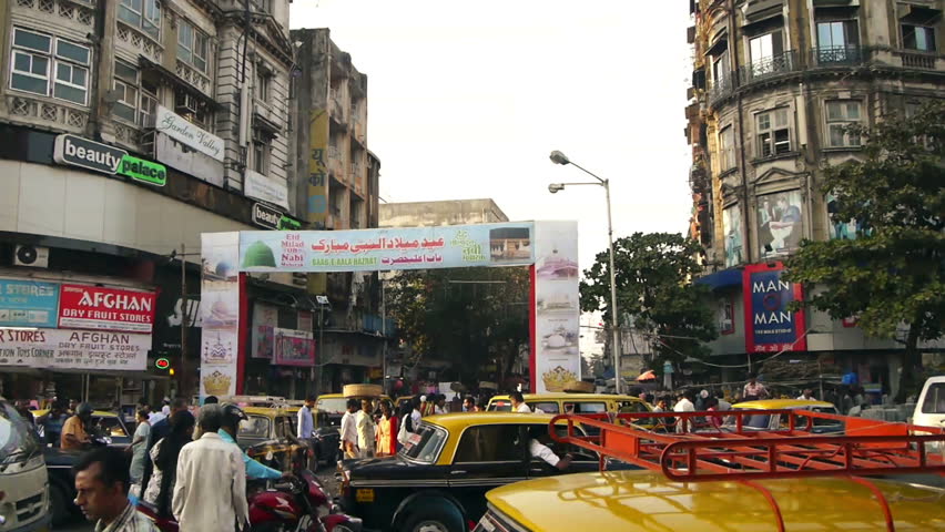 MUMBAI, INDIA - FEB 3: Indian street traffic, February 15, 2012 in Mumbai, India.