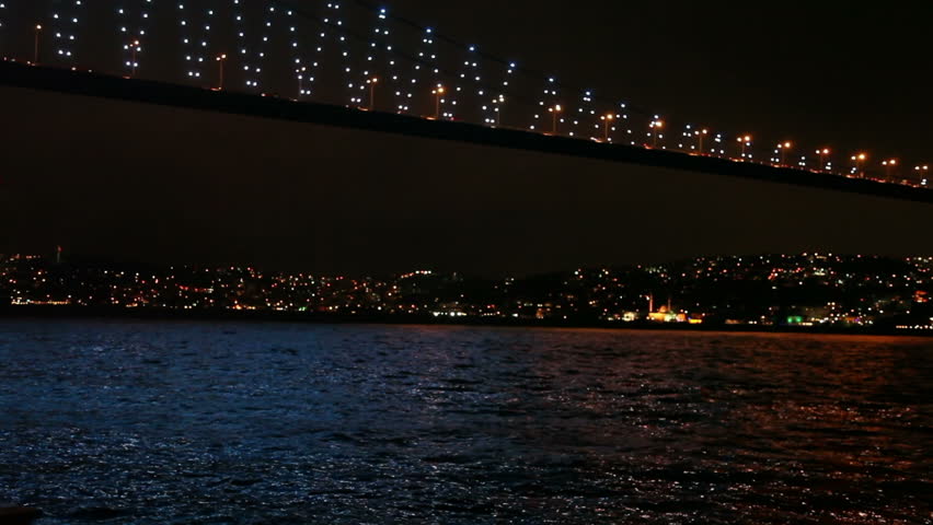 Bosphorus Bridge Night Scene