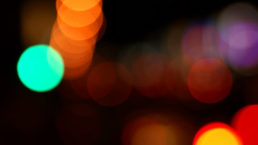 Timelapse out of focus, orbs.