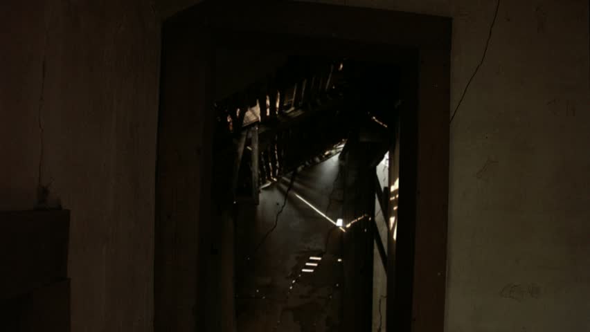  Timelapse of haunted house interior shadows.