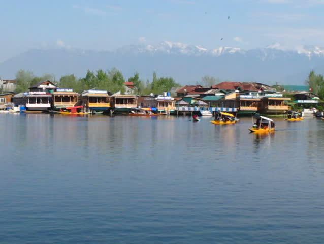 Shikara ridding in Dal lake ,Srinagar Jammu  and Kashmir India