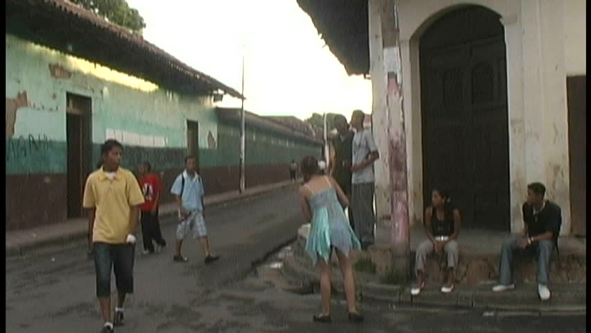 Central America Latin Nicaragua tropic tropical Spanish hot heat Grenada Managua little big corn island travel unique city town ethnic native teen kid boy girl hanging outside gang