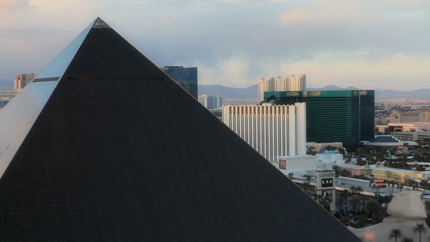 Las Vegas - Circa 2010: The Luxor Hotel in 2010. The Luxor's pyramid-shaped hotel in Las Vegas, Nevada.