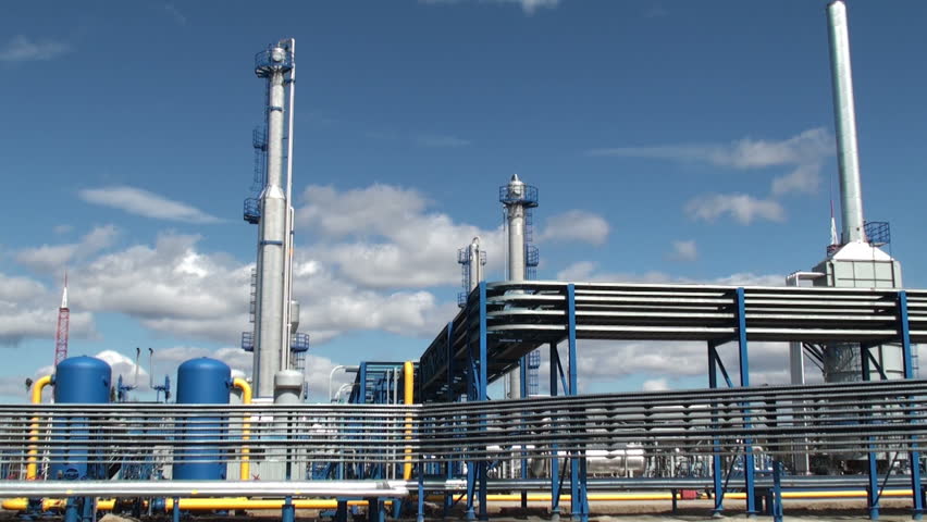 Plant for processing of associated oil gas.