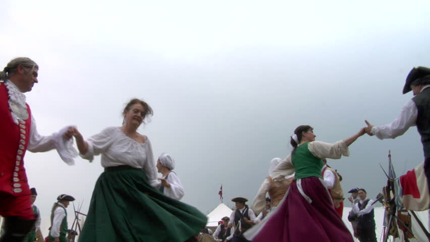 STAFFARDA, ITALY - CIRCA 2012: Reenactment of the battle fought during Nine Years' War in Piedmont-Savoy (northern Italy) on 18 August 1690. It was a victory for the French commander against the Duke of Savoy.