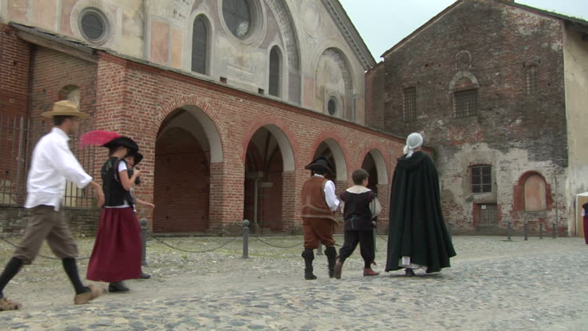 STAFFARDA, ITALY - CIRCA 2012: Reenactment of the battle fought during Nine Years' War in Piedmont-Savoy (northern Italy) on 18 August 1690. It was a victory for the French commander against the Duke of Savoy.