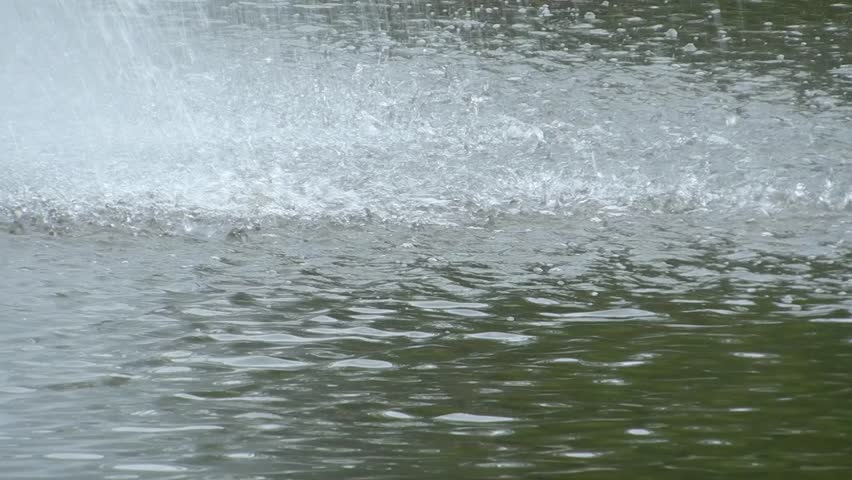 Fountain water stream