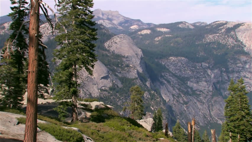A winding road in Yosemite National Park, California, United States.