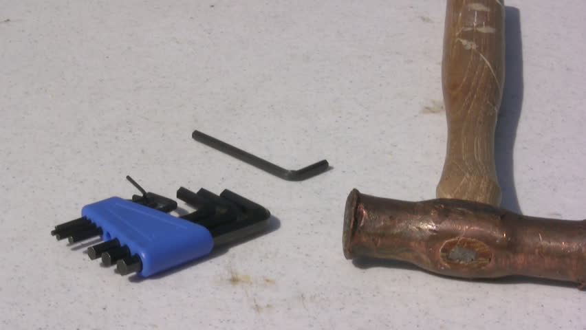 Tools laying out on Table