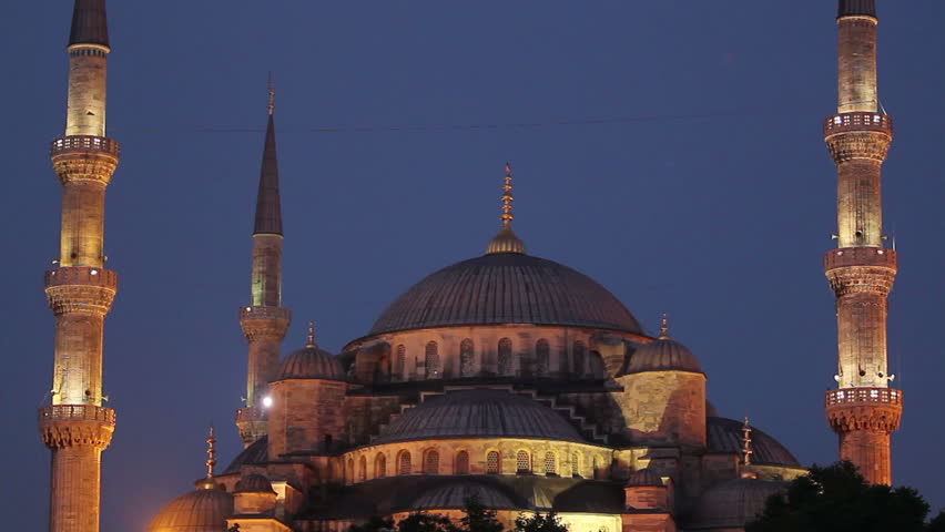 Sunset over The Blue Mosque