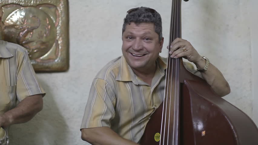 the cuban band eco caribe filmed performing in havana. all band members are model released. 