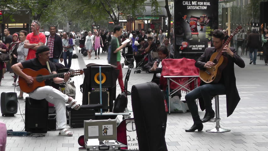 Sydney Downtown Pitt Street Street Musician - New South Wales Australia
with sound
A fabolous guitar talent, who was a participant of Australia's Got Talent show in 2011, Tom Ward playing 
April 2012