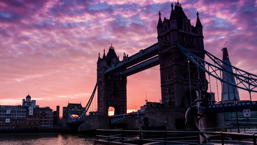 Tower Bridge Sunset Time Lapse