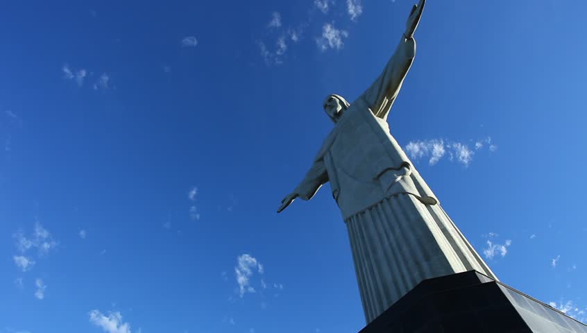 Christ the Redeemer statue in rio de janeiro in brazil 