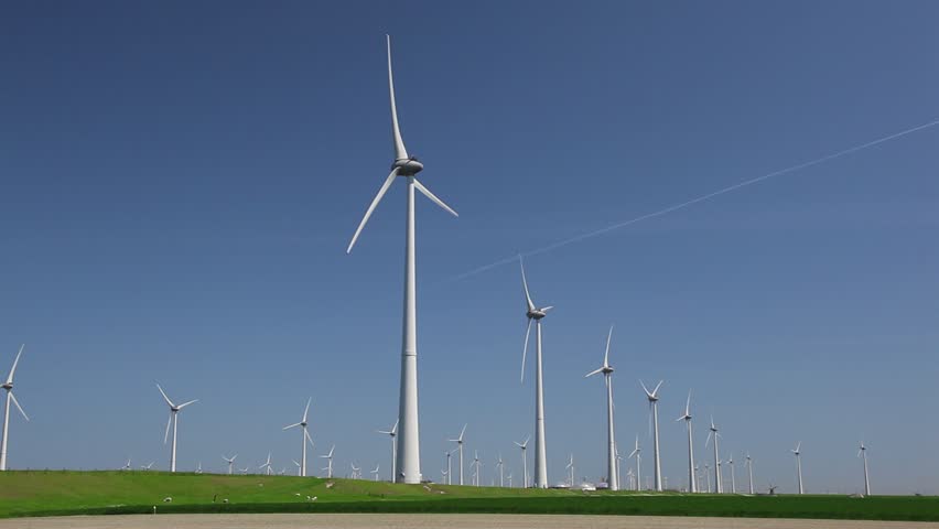 Windturbines producing alternative energy