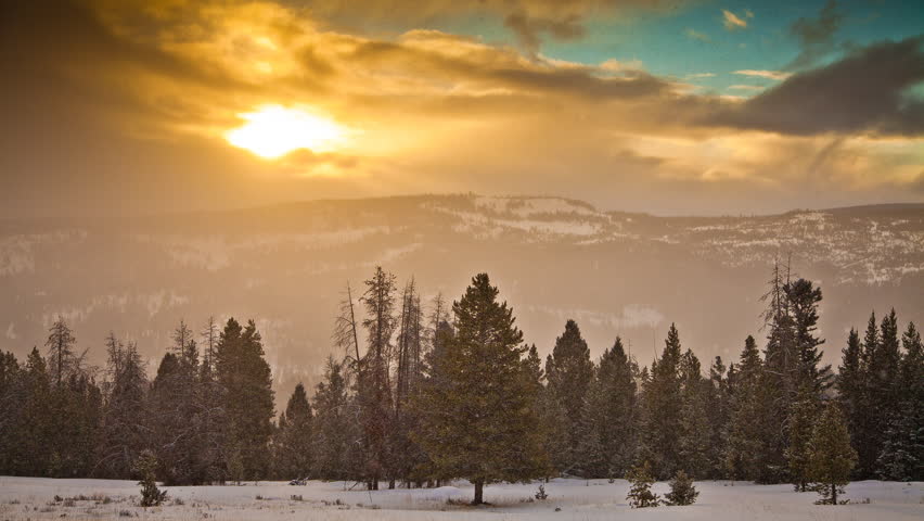 Sunrise over Big Sky Montana 1