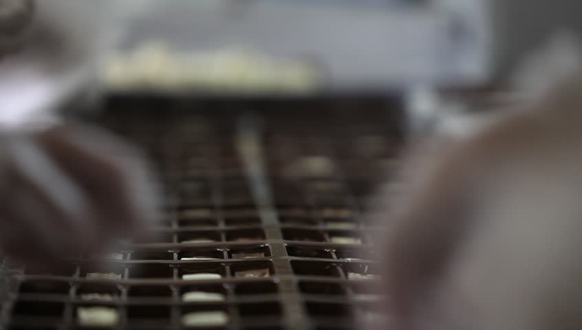 Chocolate-making factory in the "Del Turista" in San Carlos de Bariloche, Argentina