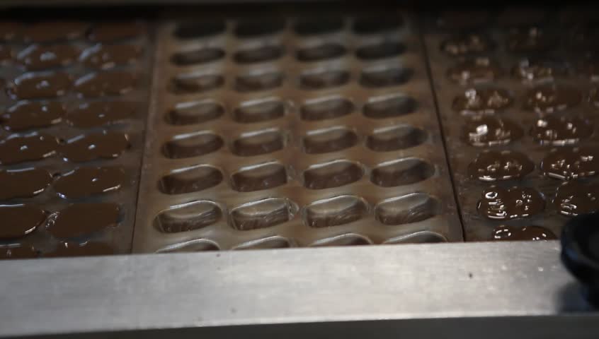 Chocolate-making factory in the "Del Turista" in San Carlos de Bariloche, Argentina