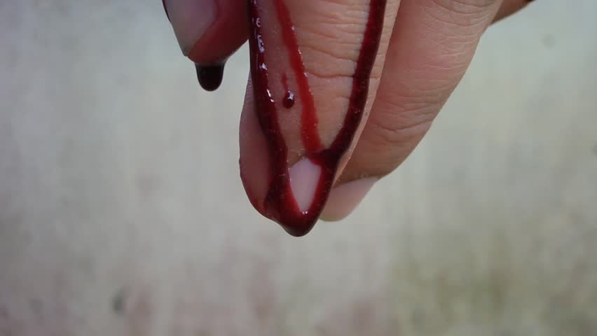 Hand of blood.