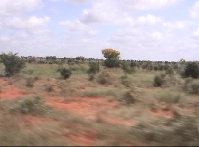 December 2007 - Mombasa, Kenya, Africa - driving in Tsavo Game Park