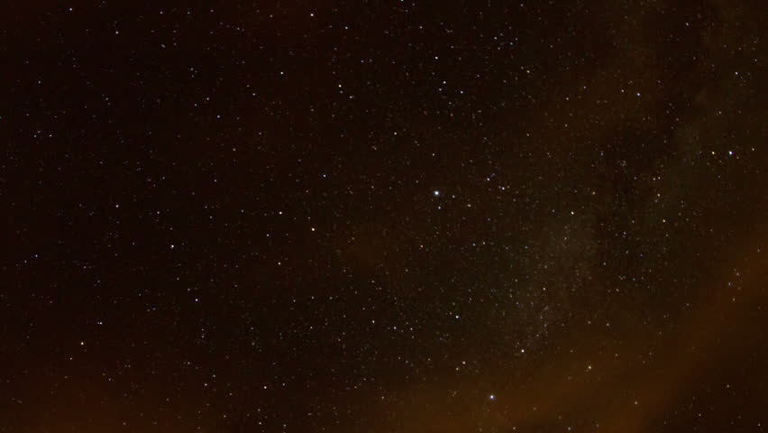 night time timelapse capturing the stars in pedra froca moutains, spain, during the perseids meteor shower, august 2012
