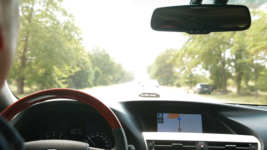 Automobile dashboard with integrated GPS navigation