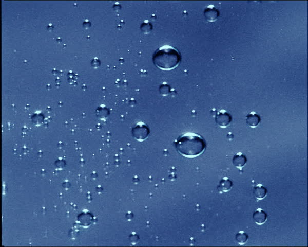 bubbles inside oil