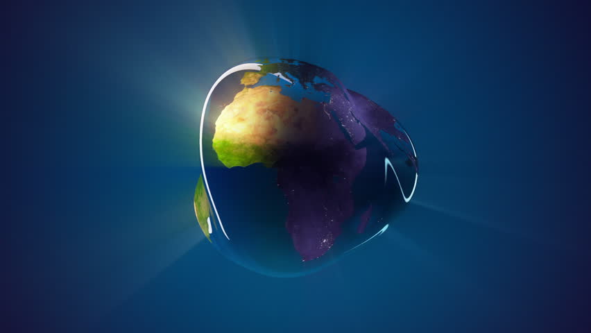 Loopable Earth Water Drop

A perfect 10 second animated loop of a zero gravity bulging liquid earth like water drop
Earth image maps Â© NASA