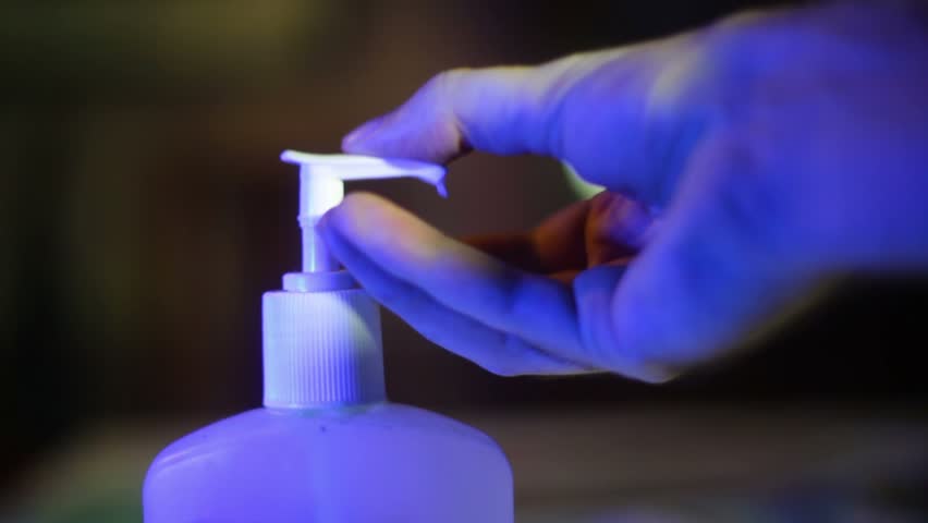 using hand lotion