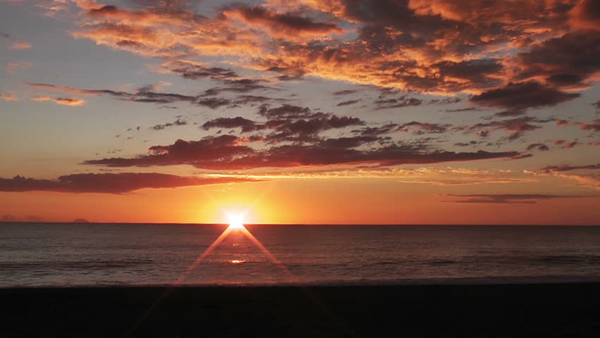 Sea Sunset Time Lapse