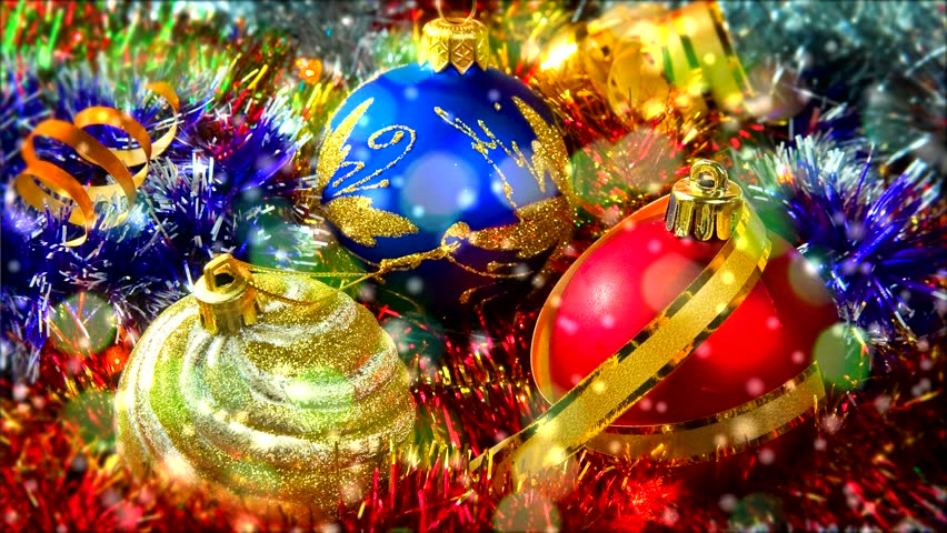 Balls and other christmas attributes