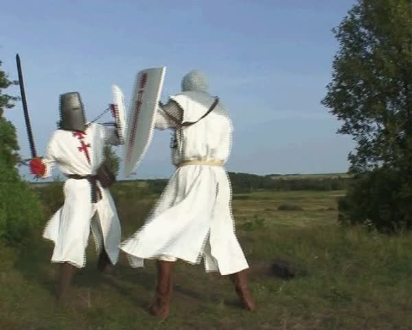 2 Sept., 2008. Pskov. Russia. Citizens are preparing to masquerade - in disguise residents and medieval knights