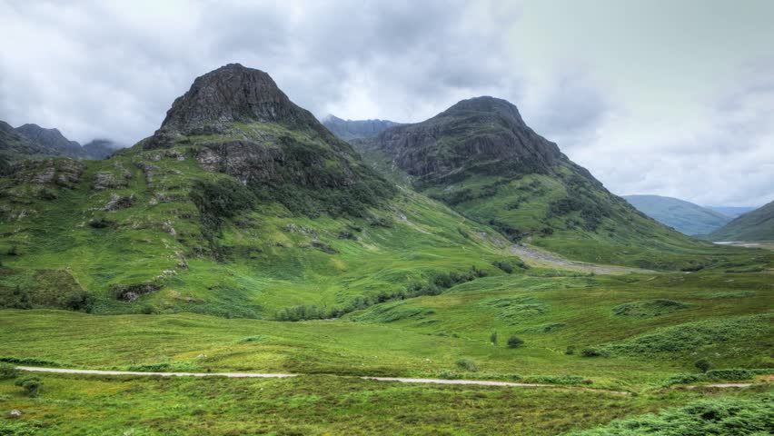 A timelapse of the Glen Coe area of the highlands of Scotland