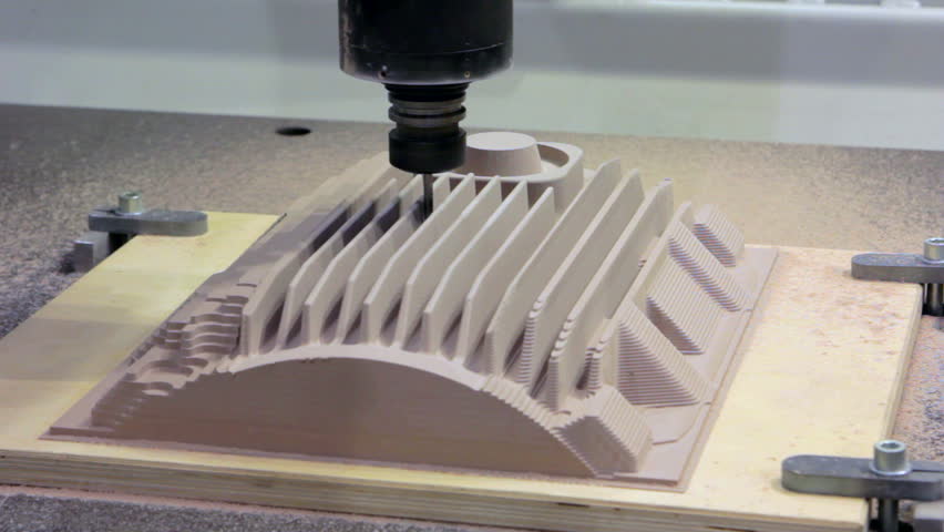 Drill is processing wooden detail/Drill is processing wood