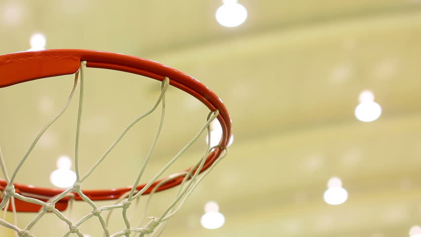 Basketball sequence, scoring baskets court