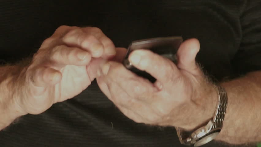 Texting Senior
