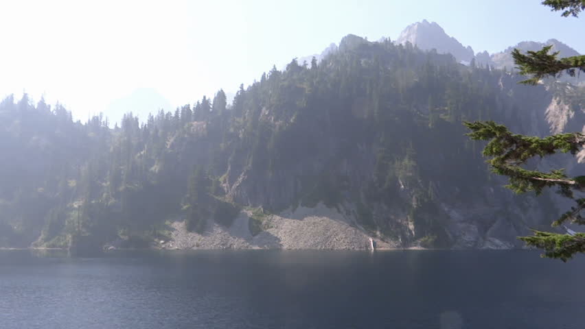 Snow Lake near Snoqualmie Pass	 in the North Cascades, Washington	
