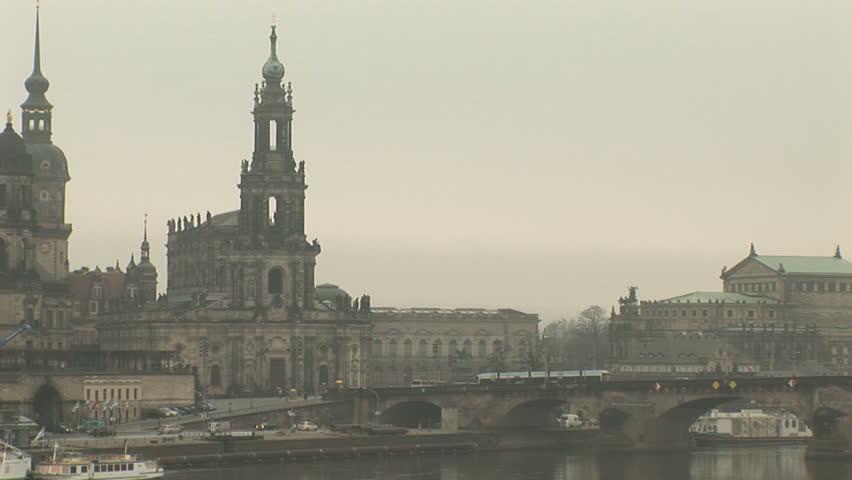 Elbe River and the Old Town, Dresden