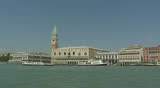 VENICE, ITALY - MAY 2009: Palazzo Ducale viewed from Venetian lagoon - travel shot