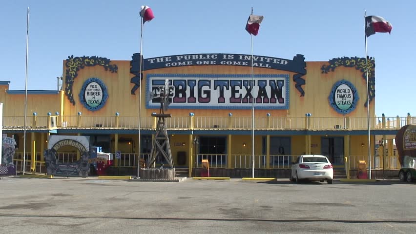 AMARILLO - CIRCA MAY 2011: Big Texan Cowboy on Route 66 circa May 2011 in Amarillo, Texas.