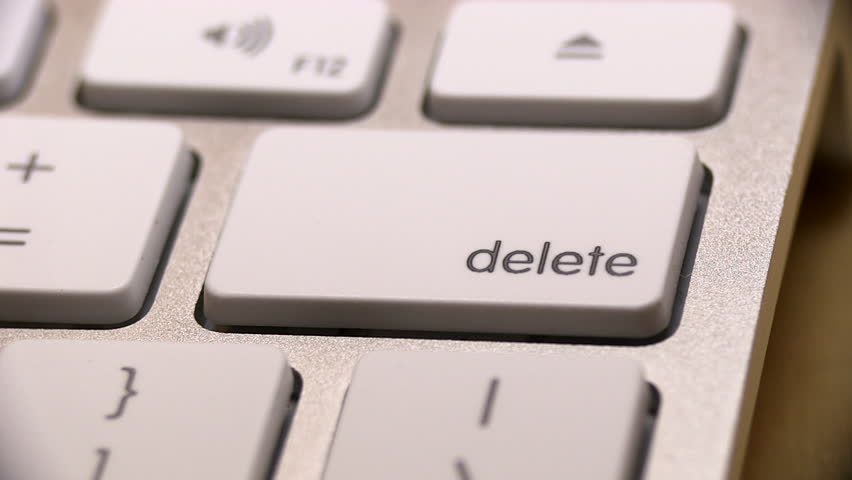 Delete Key - Close Up