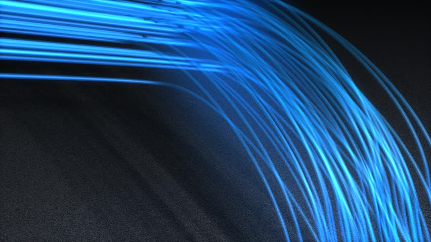Fiber optic cables.