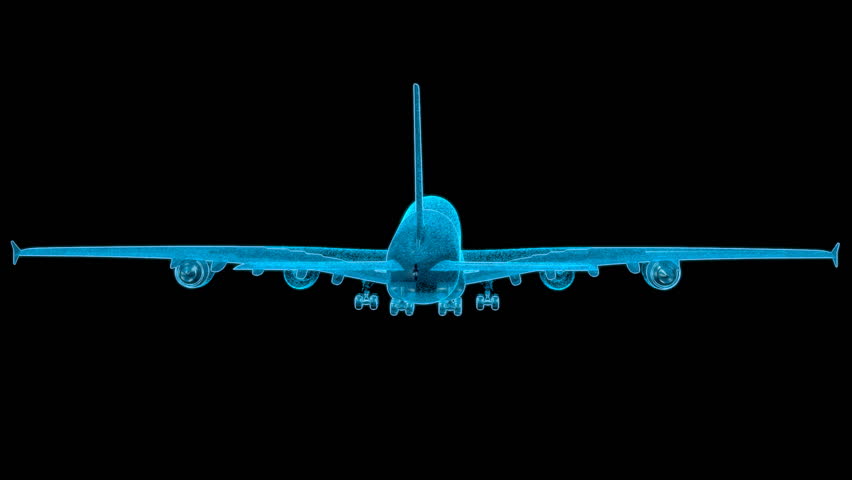 Commercial Aircraft Blueprint. Part of a series.